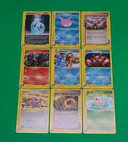 Pokemon TCG Lot of 9 E-Reader Series Cards Aquapolis Expedition Skyridge 1 Rare - Image 1