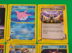 Pokemon TCG Lot of 9 E-Reader Series Cards Aquapolis Expedition Skyridge 1 Rare - Image 5