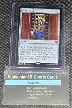 Scroll Rack Commander Legends M #337 Magic The Gathering MTG Artifact English - Image 1