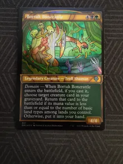 mtg bortuk bonerattle showcase textured foil 337 dominaria united - Image 1