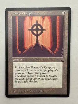 Tormod's Crypt x1 MTG The Dark 1x Magic Very Good Moderate Play VG MP - Image 1
