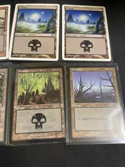 MtG X10 Swamp Magic The Gathering Land. Revised Ice Age Urza’s Saga Odyssey - Image 4