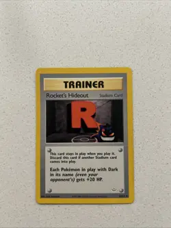 Pokemon TCG Trainer Rocket's Hideout 63/64 Neo Revelation Regular - Image 1
