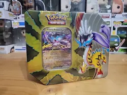 Pokemon Paradox Destinies NEW Factory Sealed Tin: 5 boosters & Promo inside!! - Image 1