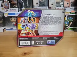 Pokemon Paradox Destinies NEW Factory Sealed Tin: 5 boosters & Promo inside!! - Image 2