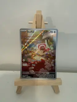 2025 Pokemon Mega Evolution Stufful #154/132 Illustration Rare Full Art NM - Image 1