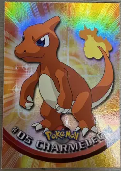 1999 Pokemon Topps #05 Charmeleon TV Animation Edition Holo Foil Series 1 - Image 1