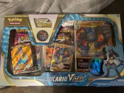 Pokemon TCG Lucario VSTAR Box Premium Collection Factory Sealed - Fusion Strike - Image 1