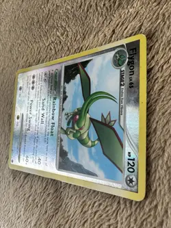 2009 Pokemon TCG Rising Rivals Flygon Reverse Holo 5/111 MP Lv.65 HP120 - Image 3