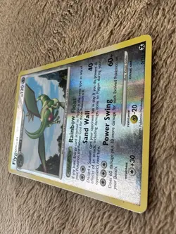 2009 Pokemon TCG Rising Rivals Flygon Reverse Holo 5/111 MP Lv.65 HP120 - Image 5