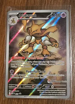 Alakazam Pack Fresh Pokemon Center Stamped - Mega Evolution PC ETB PROMO 009 - Image 1