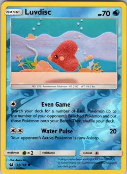 Luvdisc 44/168 SM - Celestial Storm Pokemon TCG LP-NM - Image 1
