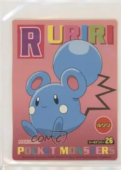 Azurill Marumiya Pokemon Diamond & Pearl Furikake Stickers #26 2006 - Image 1