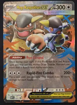 Pokemon TCG: Mega Evolution - Mega Kangaskhan ex (MEP-025) Black Star Promo - Image 1