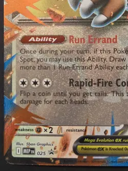 Pokemon TCG: Mega Evolution - Mega Kangaskhan ex (MEP-025) Black Star Promo - Image 5