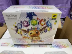 Pokemon Scarlet & Violet Prismatic Evolutions Elite Trainer Box CASE OF 4 NEW!! - Image 3