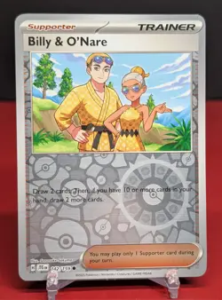 Pokemon Billy & O'Nare #142/159 Journey Together Reverse Holo - Image 1