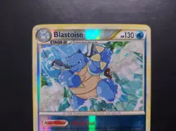 Pokemon - Blastoise 13/95 Rare Reverse Holo Heart Gold Soul Silver: Unleashed - Image 2