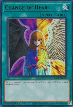Change of Heart RA01-EN050 Ultra Rare 1st Edition NM Yugioh - Image 1