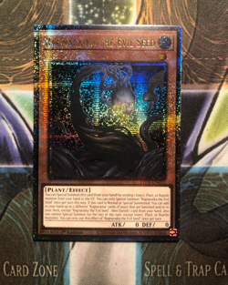 *** RAGNARAIKA THE EVIL SEED *** QUARTER CENTURY SECRET RARE LEDE-EN013 YUGIOH! - Image 1
