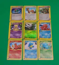 Pokemon TCG X9 E-Reader Series Cards Aquapolis Exped Skyridge 1 Holo 2 Rares - Image 3