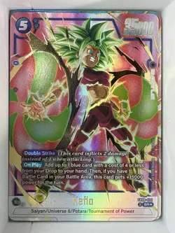 Kefla FB08-034 Alternate Art Saiyan's Pride Dragon Ball English Card Fusion Worl - Image 1