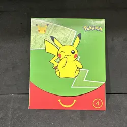 Pokemon 25th Anniversary McDonalds Special Promo Sealed Card 2001 - Image 1