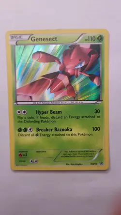 Genesect - BW99 - Black Star Holo Rare Promo Shiny - Pokemon Card - Image 1