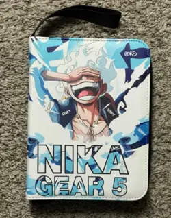 One Piece Monkey D Luffy Gear 5 Trading Card Binder With Zipper - 50 Sheets - Image 1