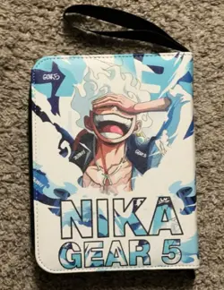 One Piece Monkey D Luffy Gear 5 Trading Card Binder With Zipper - 50 Sheets - Image 2