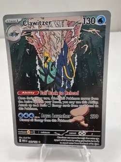 Clawitzer 141/132 Pokemon Card TCG: Mega Evolutions Illustration Rare Holo NM - Image 1