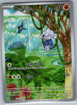 Meditite 153/142 SV07: Stellar Crown - Pokemon Card - NM - Image 1