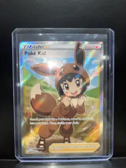 MINT ​FULL ART Trainer Poke Kid 070/072 Shining Fates Pokemon TCG Card - Image 1