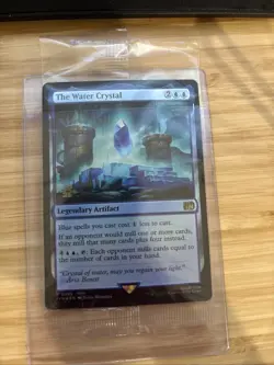 MTG Final Fantasy - The Water Crystal Prerelease Promo Stamp FF - Sealed - Image 1