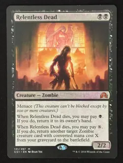 1x MTG Relentless Dead - Shadows over Innistrad (SOI) #131 - Magic the Gathering - Image 1