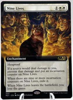 Nine Lives 344 Extended Art Core Set 2021 M21 MTG NM - Image 1