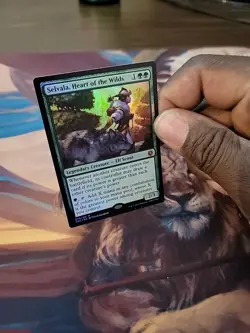 Selvala, Heart of the Wilds Conspiracy: Take the Crown Foil - Image 2