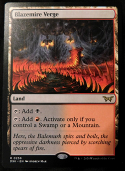 Blazemire Verge - MTG - Regular - NM (Unplayed) - Image 1