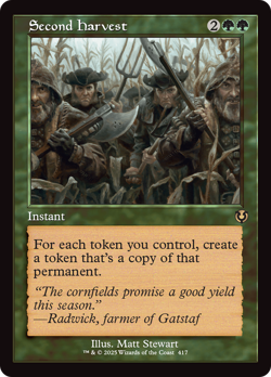 Second Harvest (Retro Frame) [Innistrad Remastered] Near Mint - Image 1