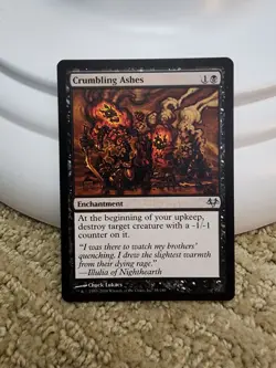 Crumbling Ashes x1 Eventide #35 NM 2008 MTG - Image 1