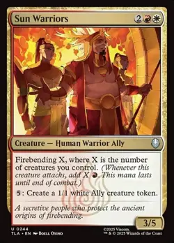 1x Sun Warriors - Foil NM Eng MTG - Avatar The Last Airbender - Image 1