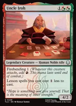 1x Uncle Iroh - Foil NM Eng MTG - Avatar The Last Airbender - Image 1