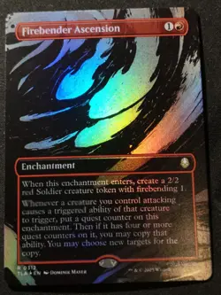 Firebender Ascension - Foil - Borderless - TLA - MTG - EN - NM - 0312 - Image 1