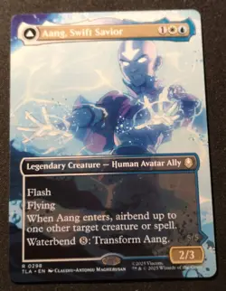 Aang, Swift Savior - Borderless - TLA - MTG - EN - NM - 0298 - Image 1