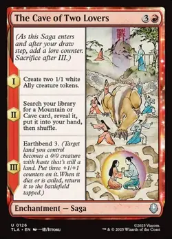 1x The Cave of Two Lovers - Foil NM Eng MTG - Avatar The Last Airbender - Image 1