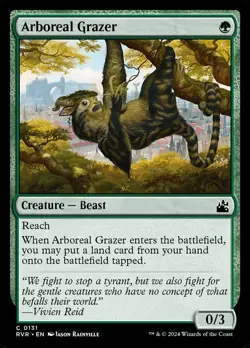 MTG Ravnica Remastered C Arboreal Grazer #0131 PLAYSET 4X X4 - Image 1