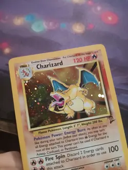 Pokemon Base Set Charizard Holo 4/130 - Lightly Played (Damage/Crease) - Image 2