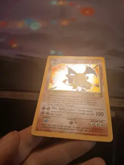 Pokemon Base Set Charizard Holo 4/130 - Lightly Played (Damage/Crease) - Image 3