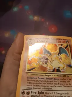 Pokemon Base Set Charizard Holo 4/130 - Lightly Played (Damage/Crease) - Image 4