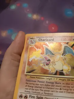 Pokemon Base Set Charizard Holo 4/130 - Lightly Played (Damage/Crease) - Image 5